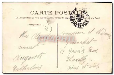 Gaël - Oude stad van koning Judicaël - Aankomst van Mauron — Mignot, C., fot.-uitg. in Mauron, Morbihan en St-Méen, I.-et-V. — Achterkant