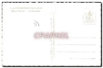 Posto de Serviço Esso de La Guerche-de-Bretagne — Os Viajantes — Edições do Mundo Bretão — Verso