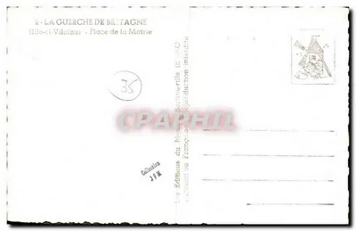 La Guerche-de-Bretagne — Plac Rady Miejskiej — Wydawnictwo Mont-Sartourville — Rewers