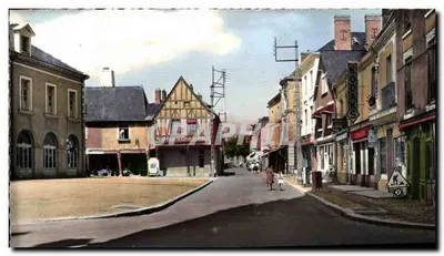 La Guerche-de-Bretagne — A praça da Basílica e a Rue Notre-Dame — Editions Gaby