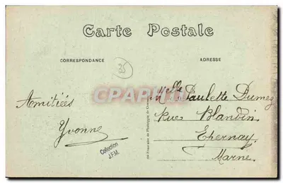 La Guerche-de-Bretagne (I.-&-V.) — O Castelo do Templo — A. Lämtré, Editor, Rennes — Verso