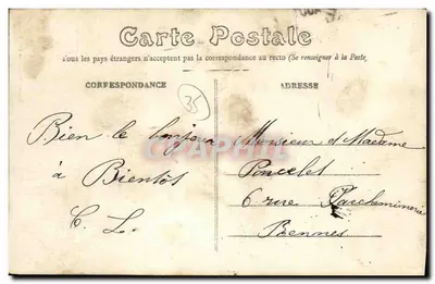 Janzé (Loir-et-Cher) — Kościół — E. Mary-Rousselière, Honnes — Rewers
