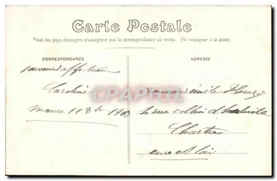 Maure-de-Bretagne (Il-et-V.) — Perspectief van de Rue de Paris — E. Mary-Rousselière, Rennes — Achterkant