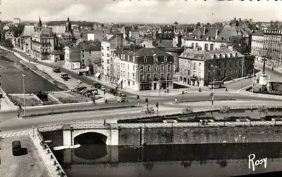 Rennes — Quai Saint-Cyr i Place Maréchal-Foch — F. Chapeau, wydawca, Nantes