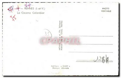 Kwatera Colombier — Rennes (Ille-et-Vilaine) — Wydawnictwo Gaby — Rewers