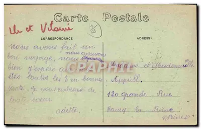 Montauban-de-Bretagne (I.-&-V.) — El Molino y el Desagüe de Chaillou — A. Lamire, Editor, Rennes — Reverso