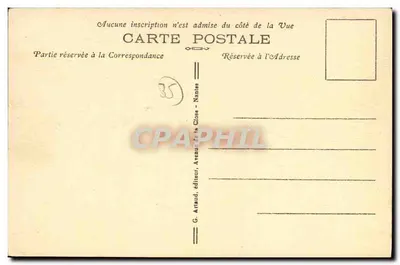 Montfort-sur-Meu — Monumento a los Caídos por la Patria — G. Artaud, editor — Reverso