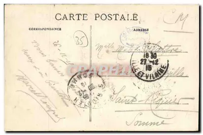 Pacé (Ille-et-Vilaine) — Il Déversoir sul Ponte di Pacé — L. Sorel, editore, Rennes — Verso