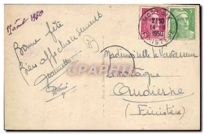 Marpire (I.-et-V.) — La Rue d'en bas — éditeur Adrien Rennes, n° 110 — Achterkant