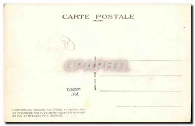 Paimpont — Klasztor i Jezioro — Wydawca: Laurent-Nel, nr 488 — Rewers
