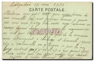 Paimpont (I.-et-V.) — W lesie — Zamek — Garnier et Coconnier, wydawcy — Rewers