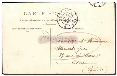 Floresta de Paimpont (Ille-et-Vilaine) - As Forjas - O Chalé — E. Mary-Haussoulet, edição n°322 — Verso
