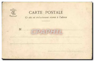Paimpont - A Igreja — Coleção A. Waron, St-Brieuc — Verso
