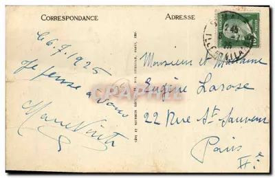 Paramé — La Digue — The Dike — LL — Wydawca LL, nr 28 — Rewers