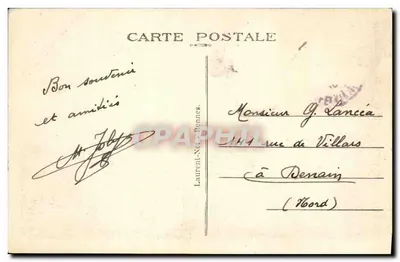 Brzeg Emeraude — La Digue w kierunku Saint-Malo — Paramé, nr 1658 — Rewers