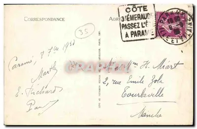 Paramé — Przylądek i Plaża — L.L. — n°95 — Rewers