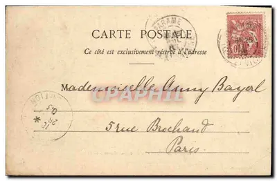 Wyspa Rochebonne — Parmé, Côte d'Émeraude — G. F. - Zbiór Germain St-Malo — Rewers