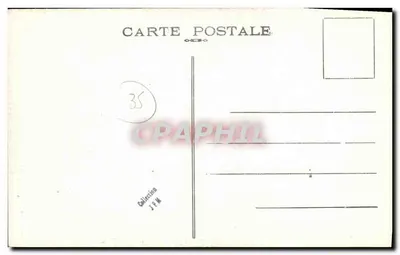 Paramé — Kościół i Plac — A. Lamiré, Wydawca, Rennes — Rewers