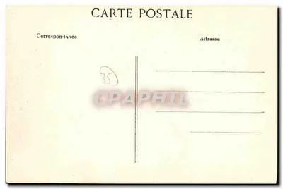 Costa de Esmeralda — Praia em Parame com o Hotel Duguy-Trouin — Editor ELD, n° 2716 — Verso