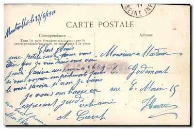Paramé — Carrefour de Rochebonne — Côte d’Émeraude, 2733 — Verso