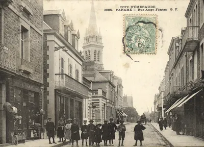 Côte d'Émeraude — Rue Ange-Fontan — G.F. Éditeur G.F. n°3666