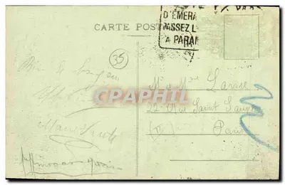 Brzeg Emeraudy — od Paramé do Rothéneuf — Wieża Szczęścia — G. F. — Rewers