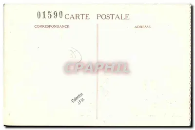 Igreja de Plessis-Bardoult — Propriedade do Plessis-Bardoult, ampliação da capela — Editor J.F.M. n° 01590 — Verso