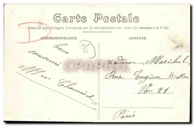 Pléchâtel (I-et-V.) — O Castelo de Trelian — Editor: Pléchâtel, n° 619 — Verso