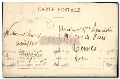 Pleine-Fougères — Algemene Uitzicht — Uitgever A. Berriat & R. Pneuau, n°35 — Achterkant