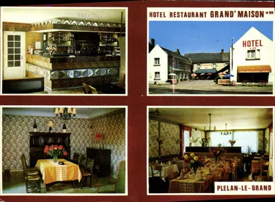 Hotel-Restaurant Grand'Maison — Plelan-le-Grand — Uitgever Maure Art & Chèrblain