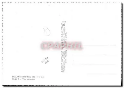 Plélan-les-Forges — Widok z lotu — Combier Imprimeur (71, S.&L.) "CIM" — Rewers