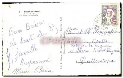 Plélan-le-Grand — Via principale — Loïc, editore — Verso