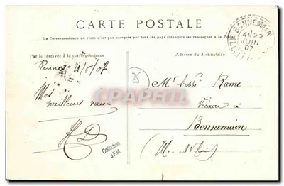 Plerguer — Zamek Beaufort — G.F. — Polard, Caen — Rewers
