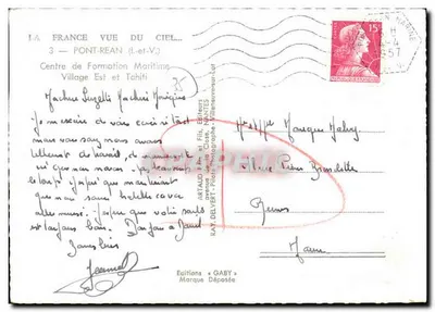 Centre de Formation Maritime — Village Est et Tahiti — Éditeur GABY — Rewers