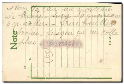 Restaurante da Vale do Boël — especialidades peixes, crustáceos, caracóis — L. Le Gouarin, proprietário — Verso