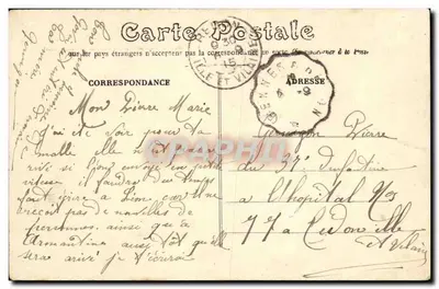 Kreścioł św. Samsona i panorama mostu Réan — okolice Rennes — Rewers