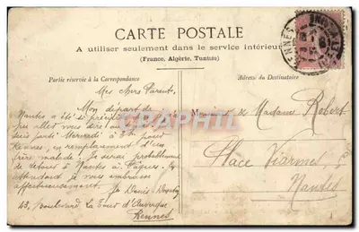 Rennes — Zamek Prévalaye — E. Hamonic, fot. — Rewers