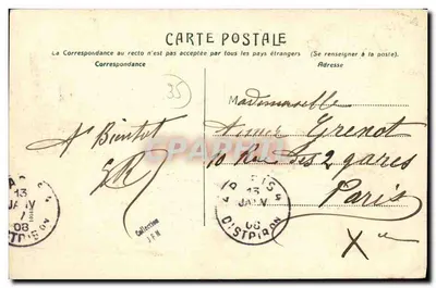 Redon — Panoramablick von der Turm — Erinnerung an Redon — Verlag nicht sichtbar — Rückseite