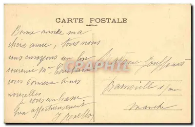 Redon (Il-et-V.) — Algemene uitzicht richting de station en de heuvel van Beaumont — uitgever niet geïdentificeerd, serie nummer 11 — Achterkant