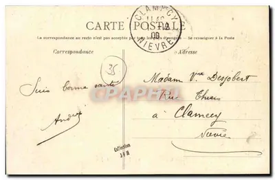 Reddyl (Loiret) — O Palácio de Justiça — Editor desconhecido, n° 34 — Verso