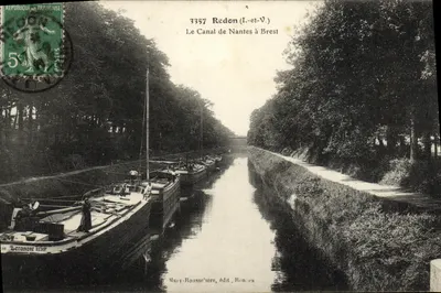 Redon (I.-et-V.) — O Canal de Nantes a Brest — Mary-Rousseière, editora Rennes