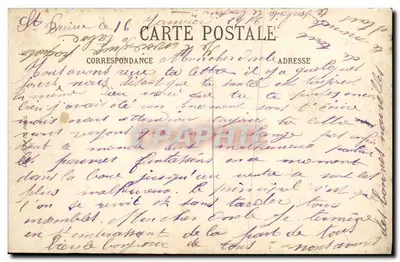 Rennes — Widok z Kaszerny Thabor — A. G. — Rewers
