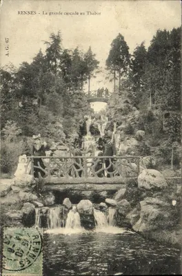 Rennes - La grande cascade au Thabor — A.G. 67