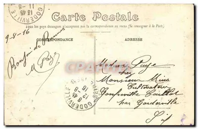 Rennes — Wielka Skocznia Nowego Ogrodu Thabor — Wydawca A. Marie, Rennes, n° 1128 — Rewers