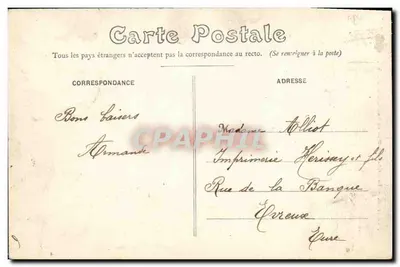 Rennes — Wielka Woda Nowego Ogrodu Thabor G.F. — Rewers