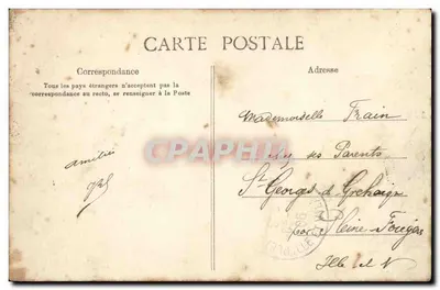Rennes — De Kades, gezien vanaf de Brug Berlin — G. F. n°1077 — Achterkant