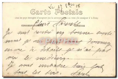 Rennes — Les Quais, pris du Pont de Berlin — E. Hary, Rousselière, édit, Rennes — Verso