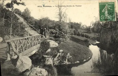 Rennes. — Le Nouveau Jardin du Thabor — E. Mary-Roussellière, édit.