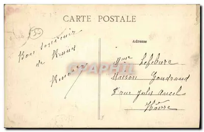 Rennes (Ille-et-Vilaine) — Gara — A. Lamire, wydawca, Rennes — Rewers
