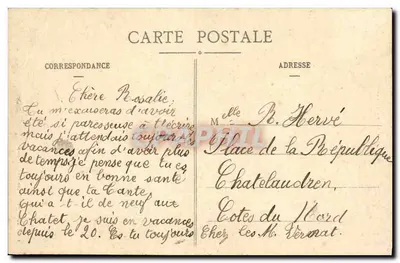 Rennes - De Kathedraal — Collectie R. Marquand & Daures — Achterkant